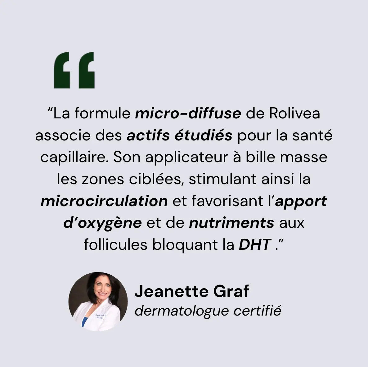 Rolivea™ Système de Réveil Folliculaire